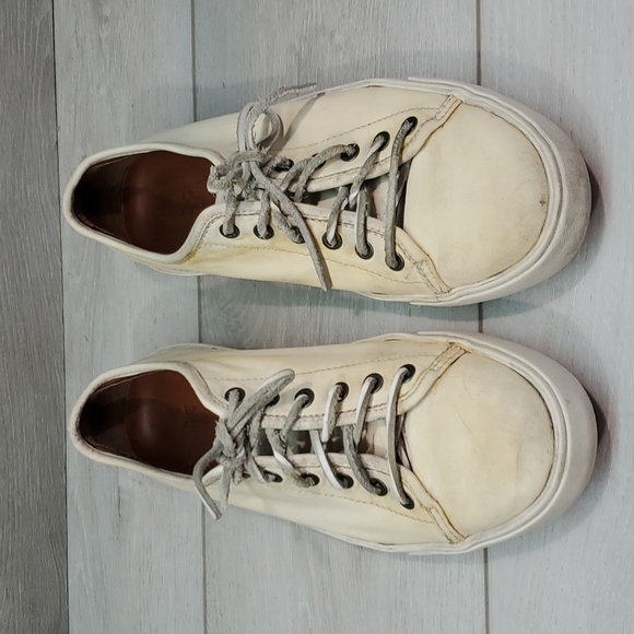 Frye Mens Brett Comfort Low Leather Sneakers shoes sz 8.5 - Picture 3 of 14